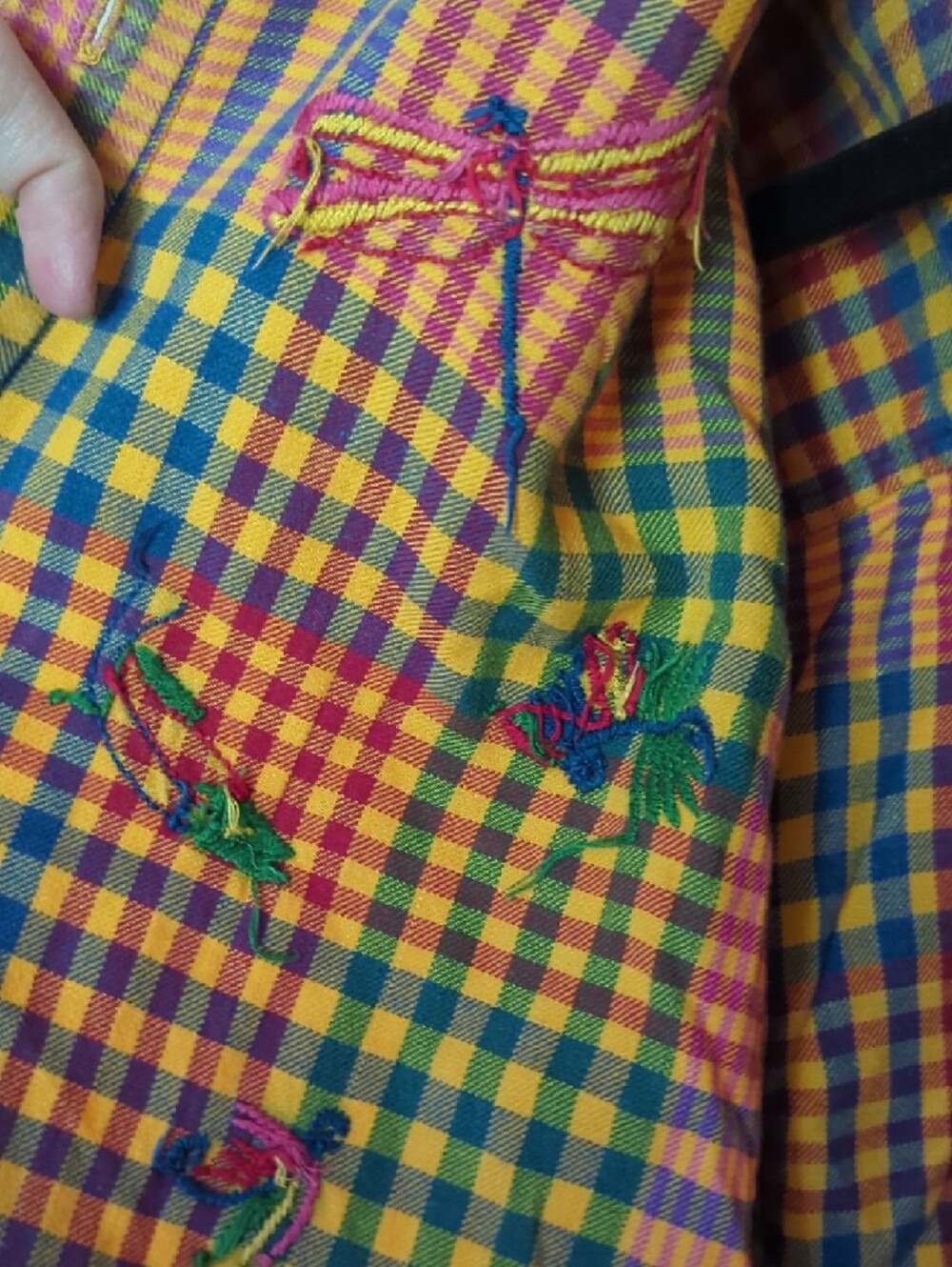 Esprit Colorful Plaid Button-Up Shirt - Picture 9 of 10